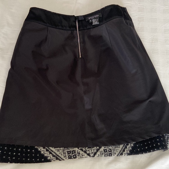 ETCETERA black and off white skirt, size 6 - Picture 6 of 9